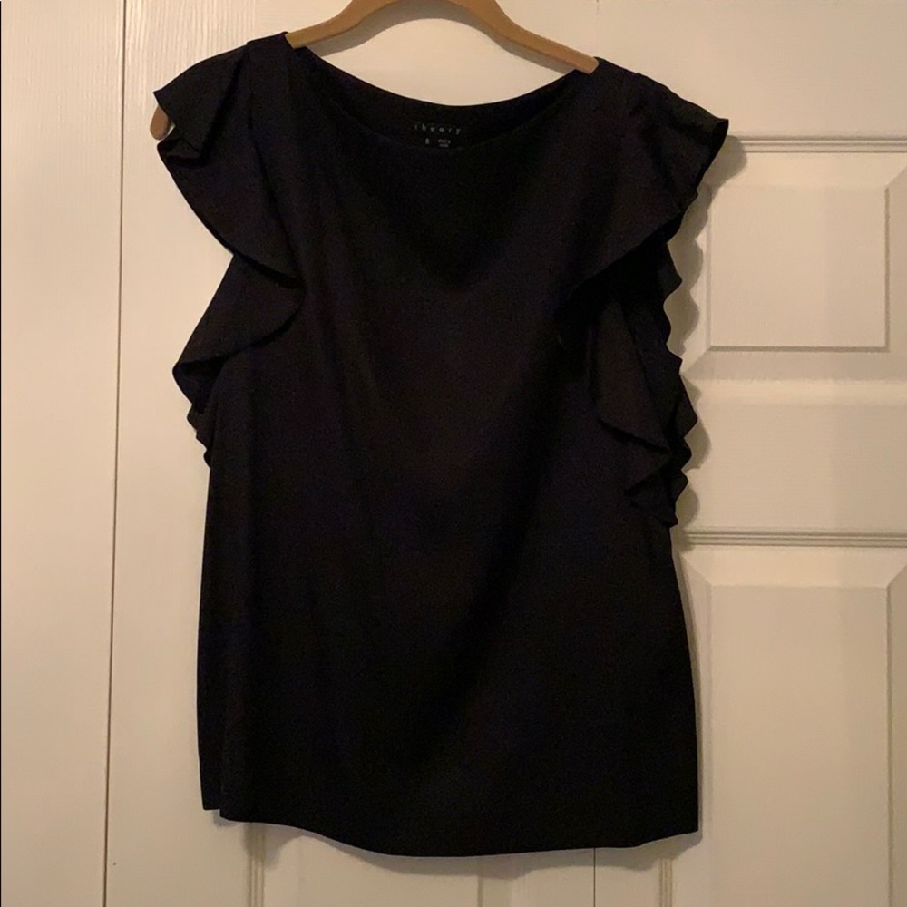 Theory Sleeveless Silk Blouse